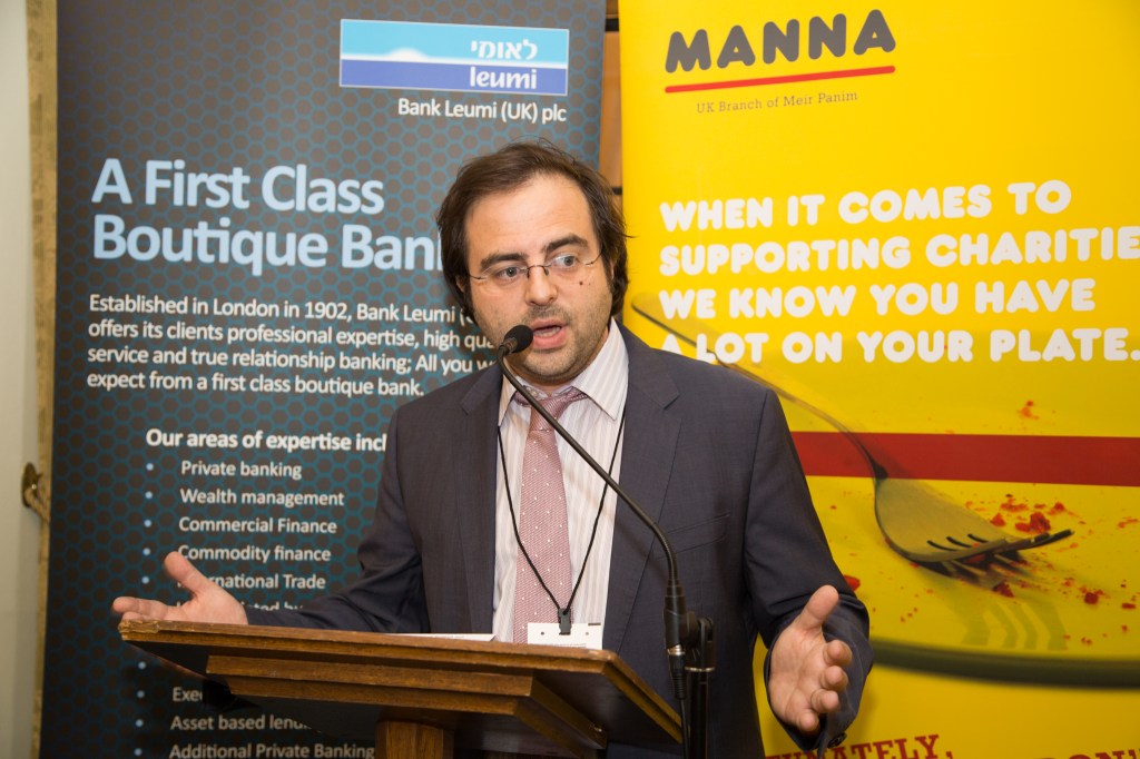 Addressing the annual MANNA [Meir Panim UK] Parliamentary reception in the House of Commons.